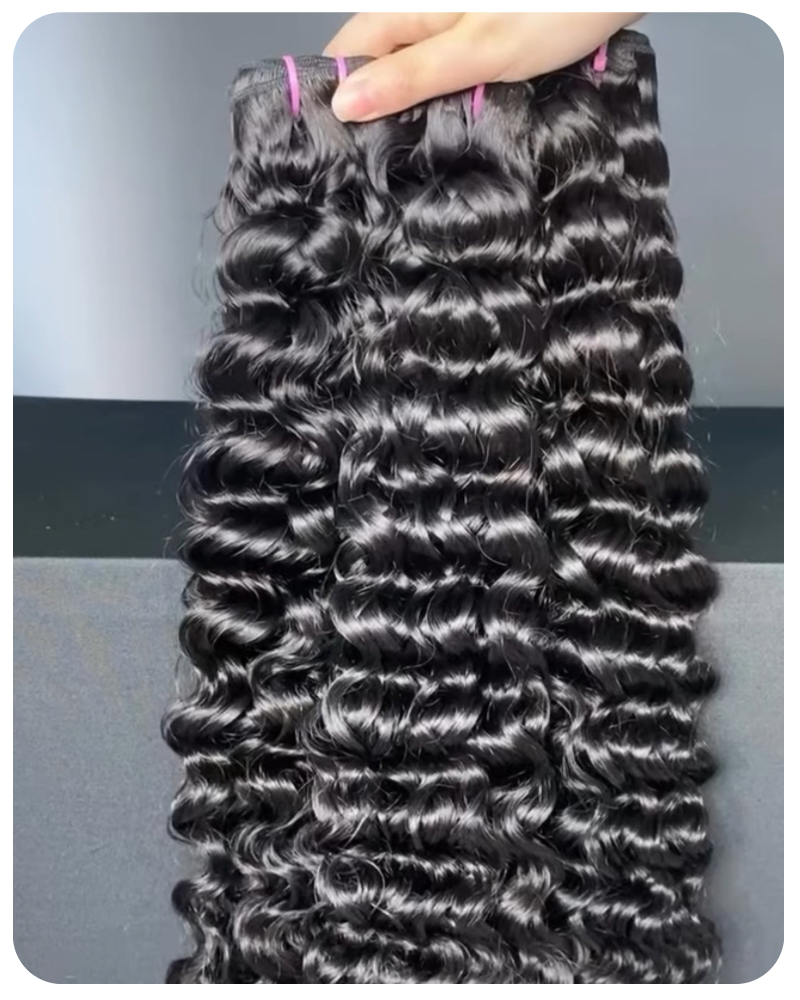 Raw Hair Bundle 1Pc Deep Wave