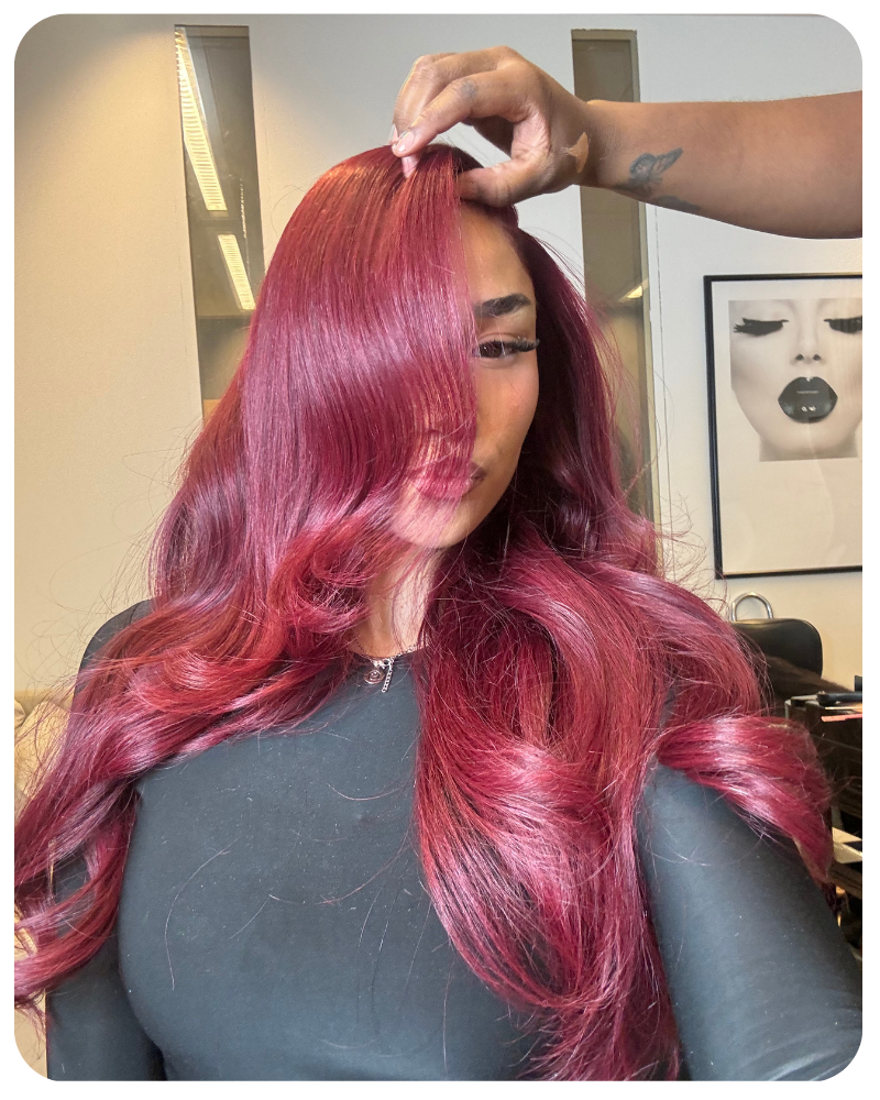 Burgundy Body Weve HD Lace Front Wig 13x6