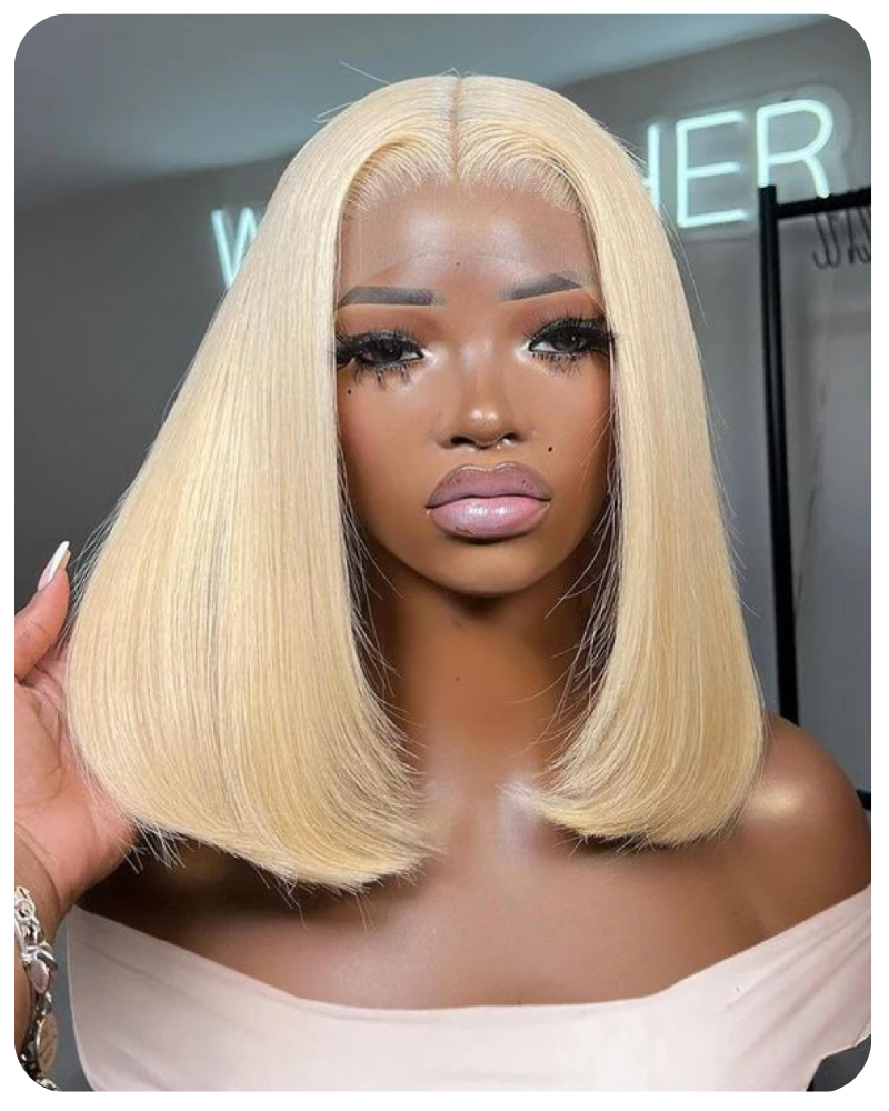 613 bob HD lace wig 13X4