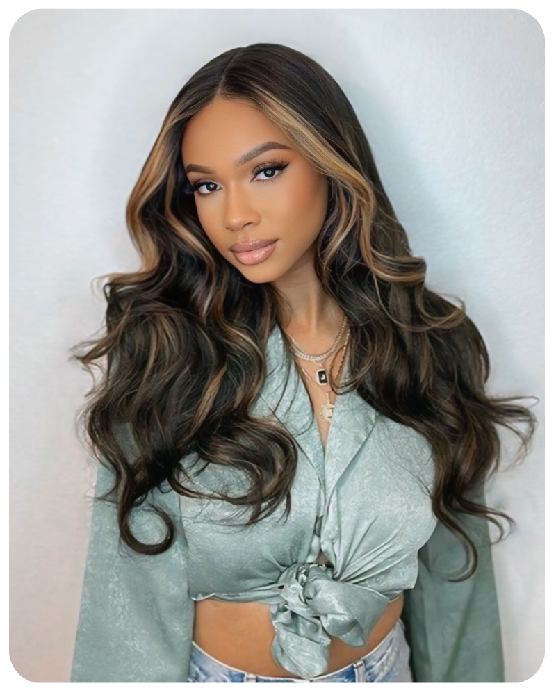 Highlight Frontal HD lace Wig 13X4