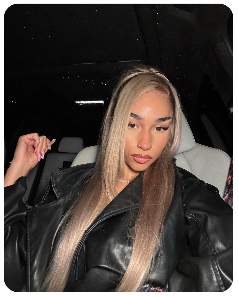 Ash Highlight Blonde Wig HD Lace 13X4