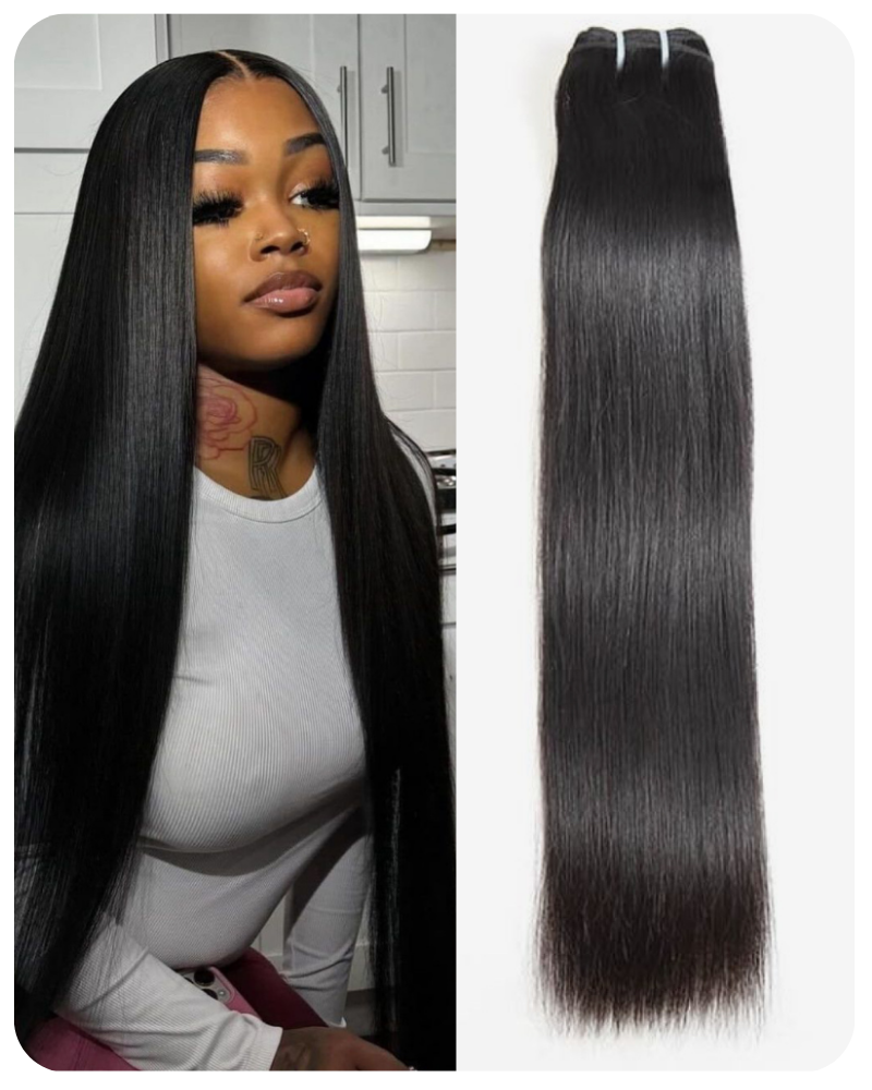 Raw Hair Bundle 1 Pc Straight Weave