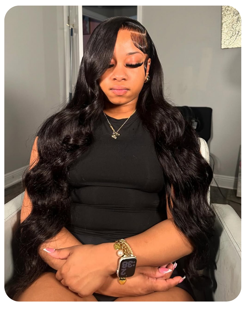 13X6 HD Lace Full Frontal Wigs Premium Raw Hair Body Wave