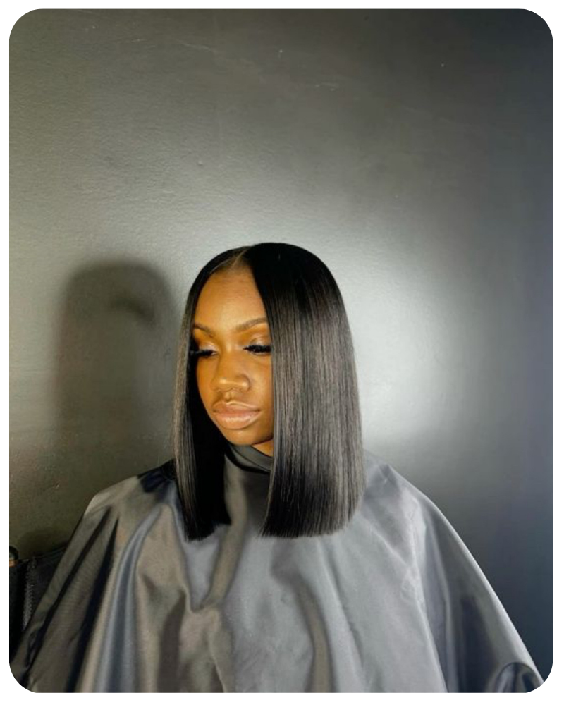 Wig 5x5 14 inch HD Lace Straight Short Bob