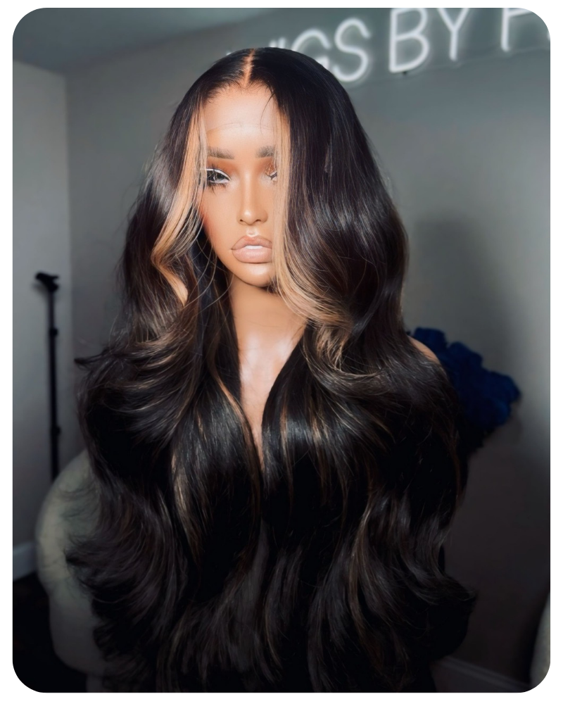 Highlight Frontal HD lace Wig 13X4