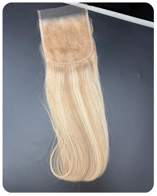 Latto straight honey blond highlight closure
