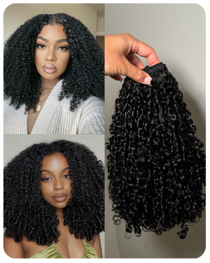 Pixie 3c curly 1 pice bundle